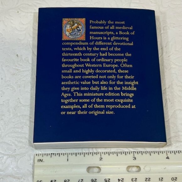 Miniature Series Books of Hours Medieval Manuscripts 1996 Softcover 4"x4.75"NEW - Picture 8 of 9
